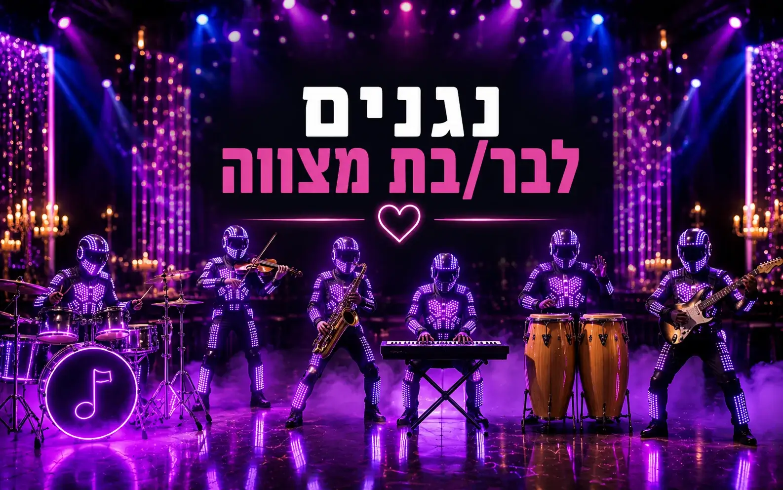 נגנים באירוע בר או בת מצווה
