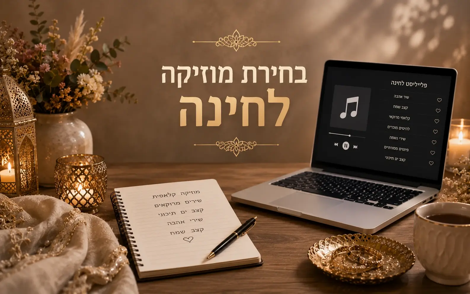 בחירת מוזיקה לחינה עם קצב ומסורת