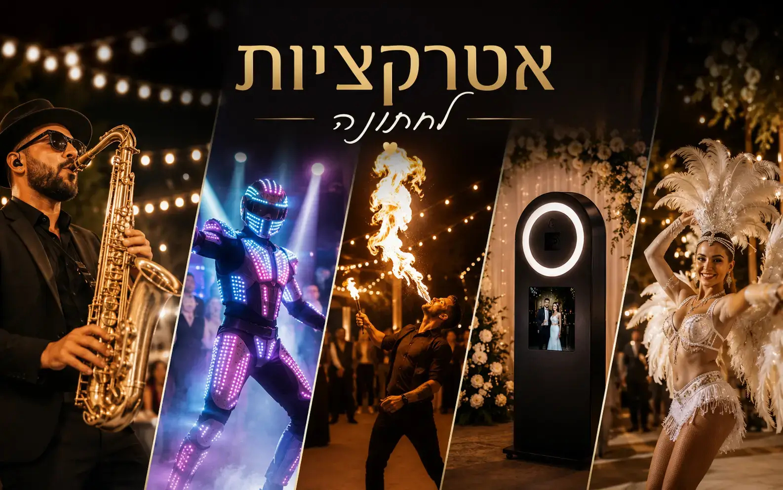 אטרקציות לחתונה ברחבת הריקודים